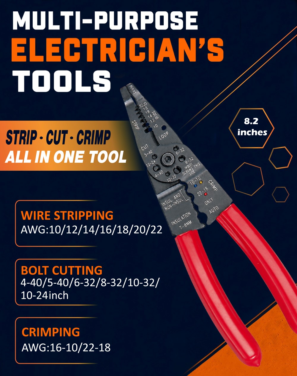 [RICO TOOLS] Multi-Purpose Electrician's Tool